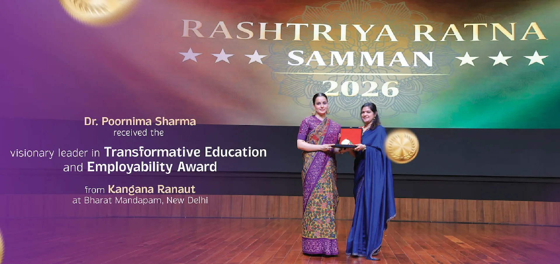 VGI honoured with the Rashtriya Ratna Samman award