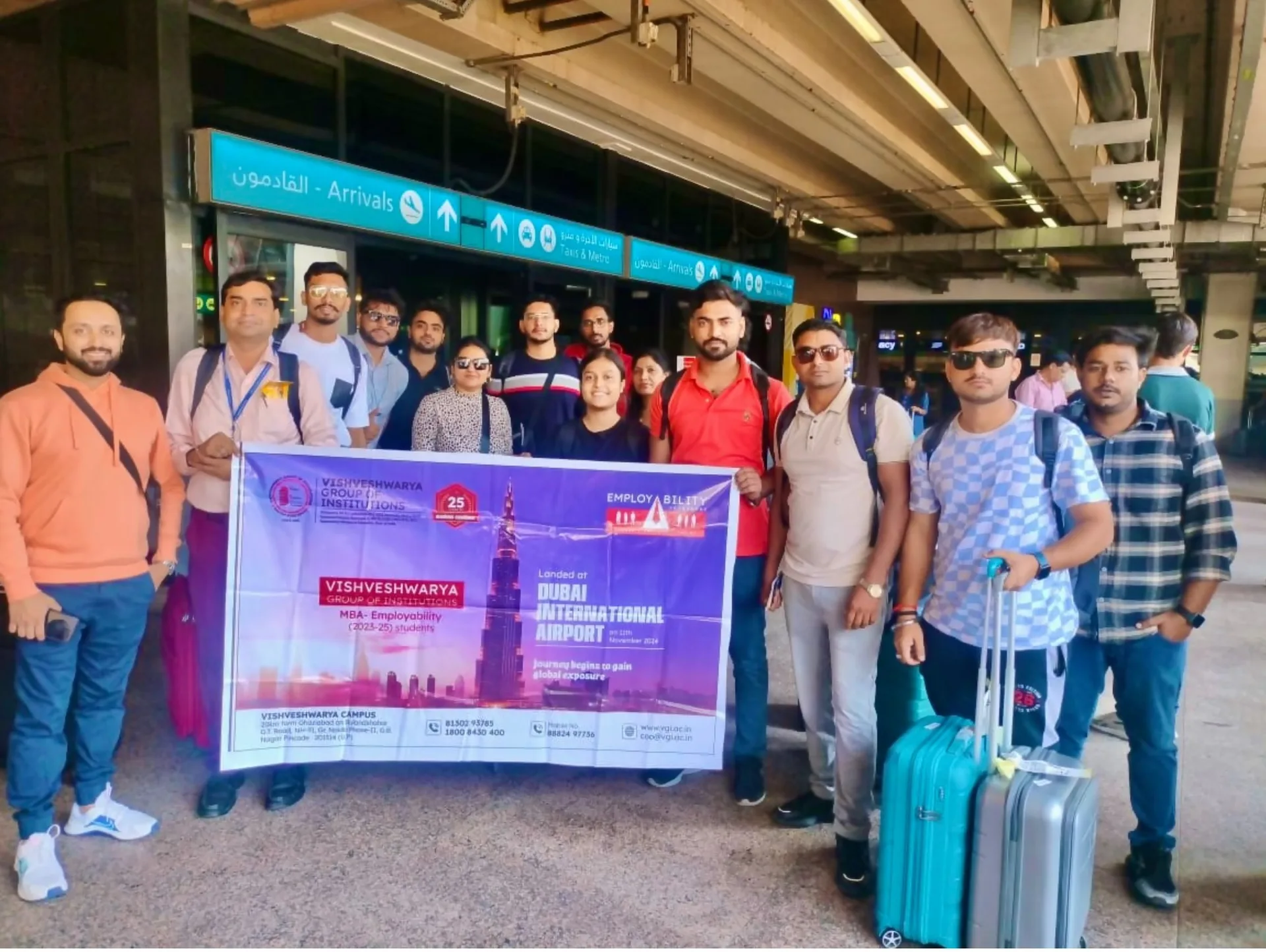 VGI students on the Dubai foreign study tour — photo 1